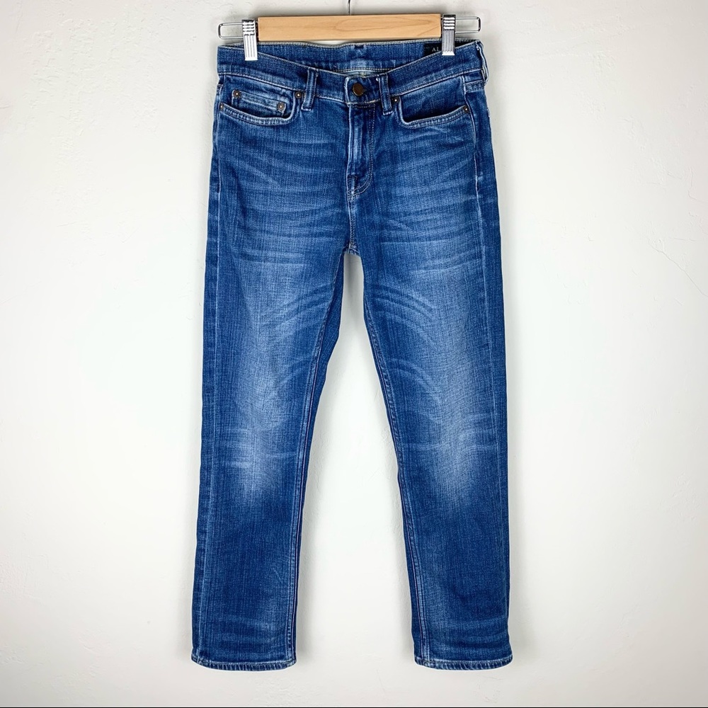 Allsaints "Slim Boys" Boyfriend Fit Medium Indigo Wash Jeans Size 24